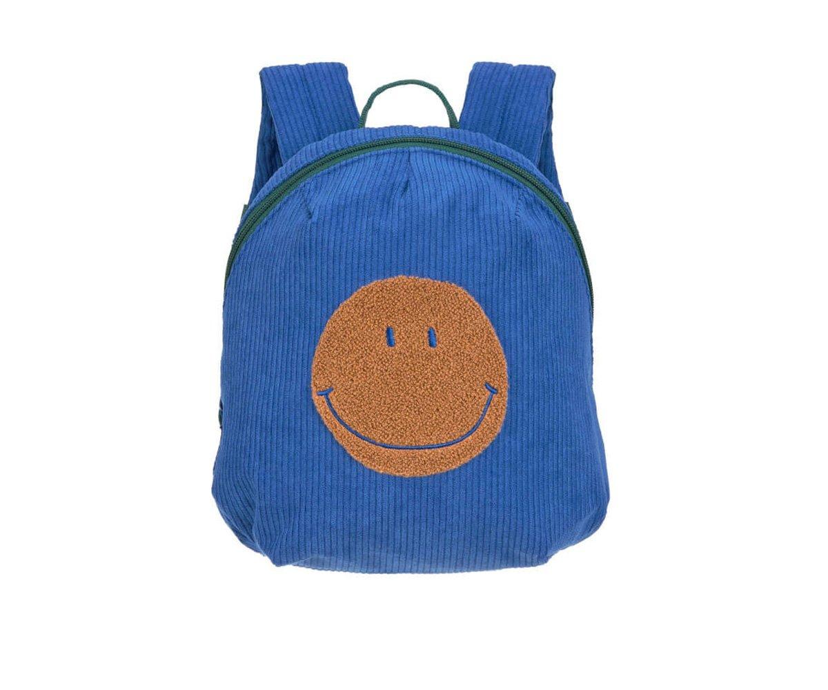 Mochila Infantil Mini Little Gang Happy Smile Caramel/Blue