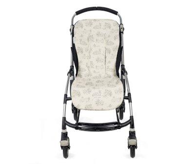 Colchoneta Silla de Paseo Toile de Jouy Crema