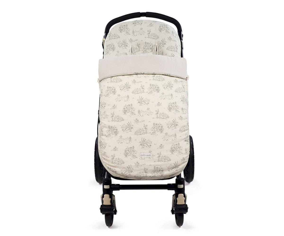 Saco Silla Paseo Entretiempo Toile Jouy Crema