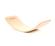 Wobbel XL Tavola Curva Legno Laccato senza Feltro
