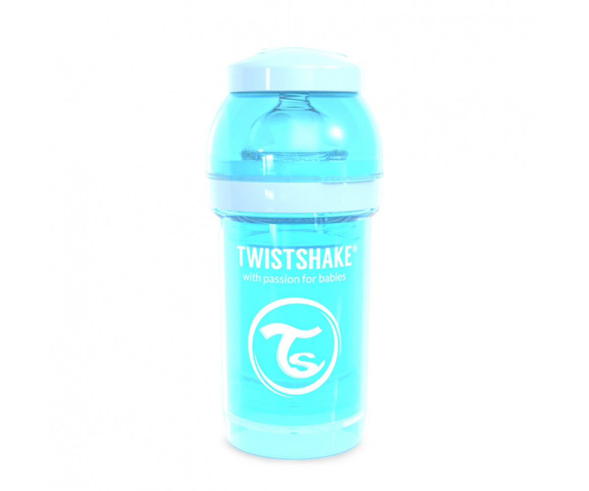 Twistshake Biberón Anticólico Pastel Azul 180ml - Tutete
