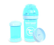 Twistshake Bibero Anticlica Pastel Azul 180ml