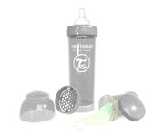 Biberon Twistshake Anticolique Gris Pastel 330 ml