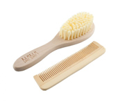 Set Cepillo y Peine Madera