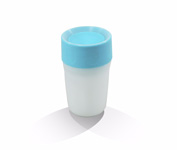 Verre avec Lumire Litecup Bleu Frozen 220ml