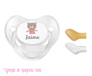 1 Sucette Personnalisable Canpol Ours Transparente