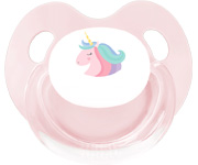 Sucette Personnalisable Rtro Rose Licorne