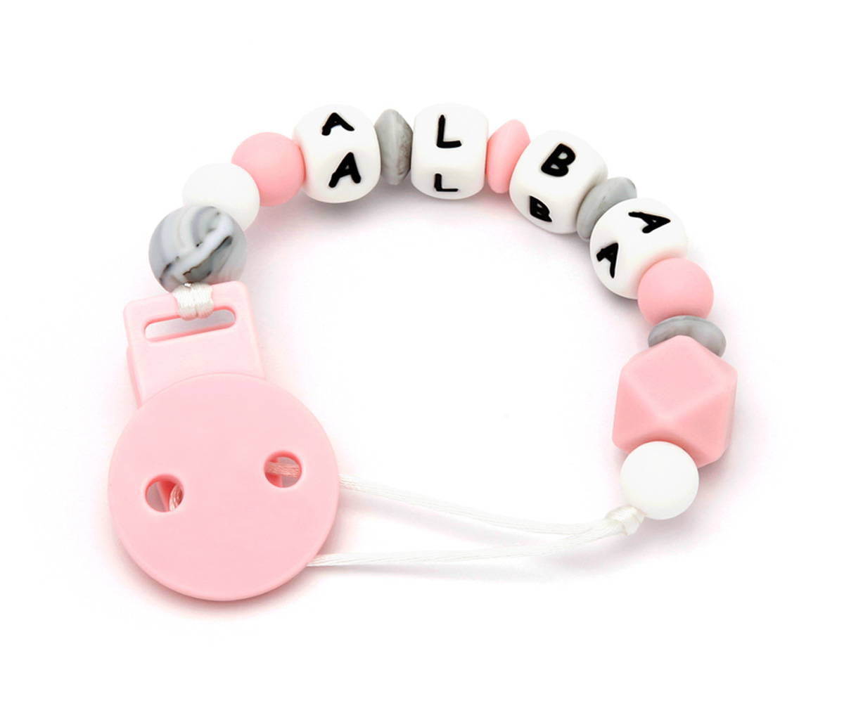 Portaciuccio Da Viaggio In Silicone - Set Da 2 Custodie Universali Rosa, Senza BPA, Per Ciucci E Accessori