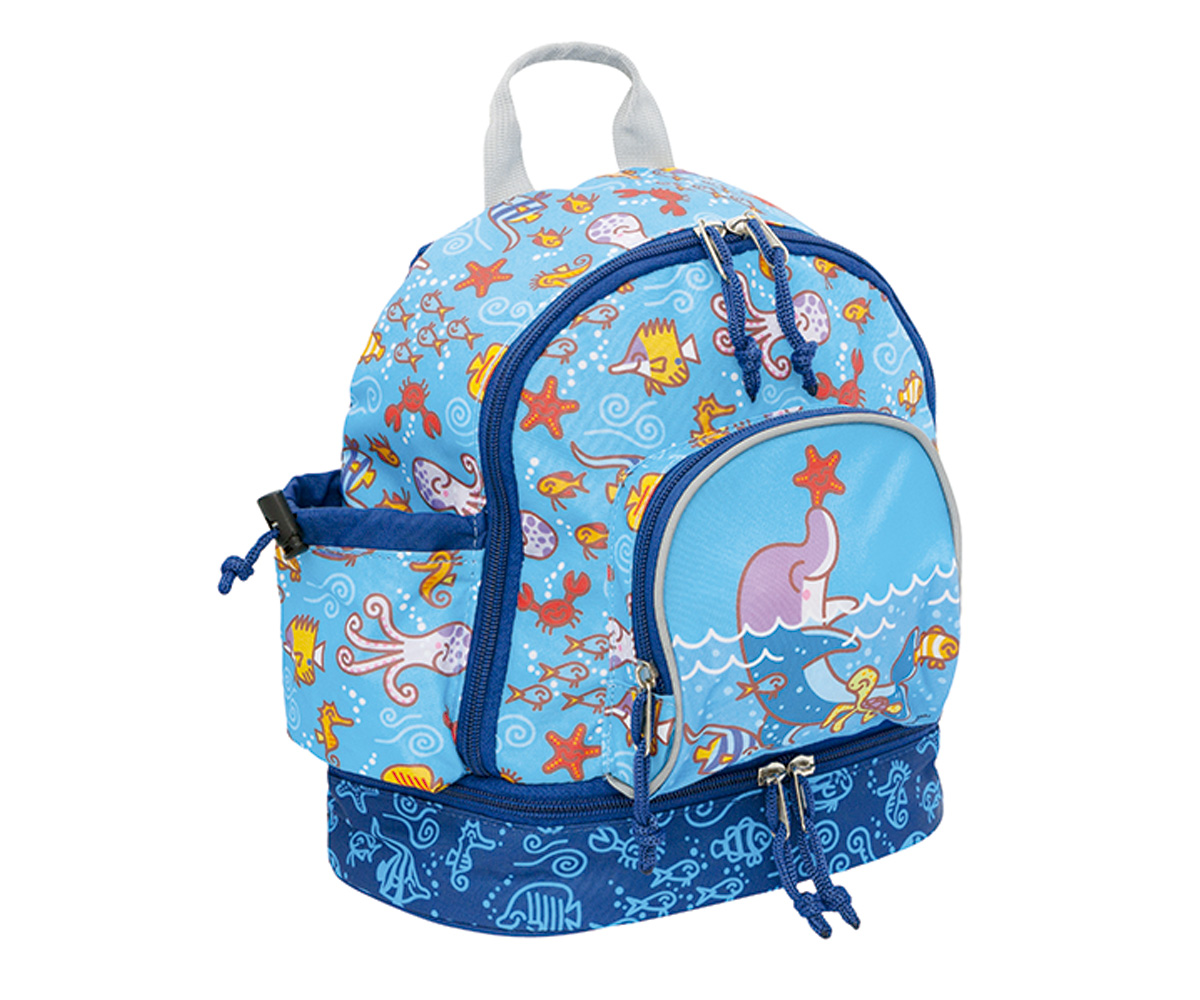 Mochila Bolsillo Dolphin Infantil Térmico Katuki Con Errq6