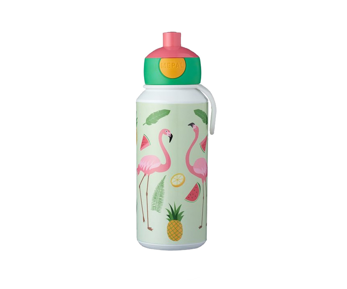 Botella Campus Pop-Up Tropical Flamingo 400ml