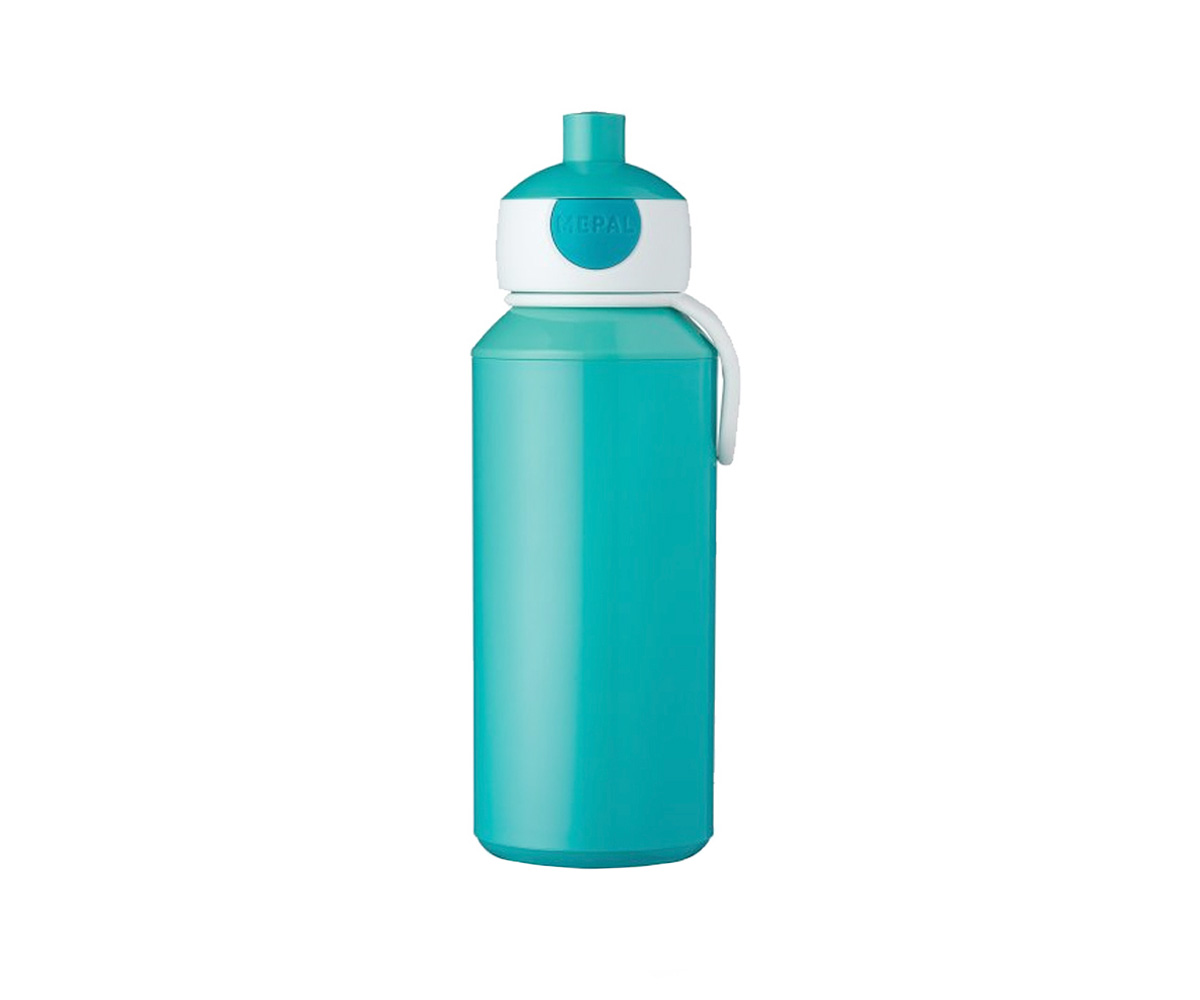 Bouteille Campus Pop Up Personnalisable Turquoise 400ml Dino
