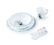 Microwave Safe Children's Dinnerware Cute Animals Dog