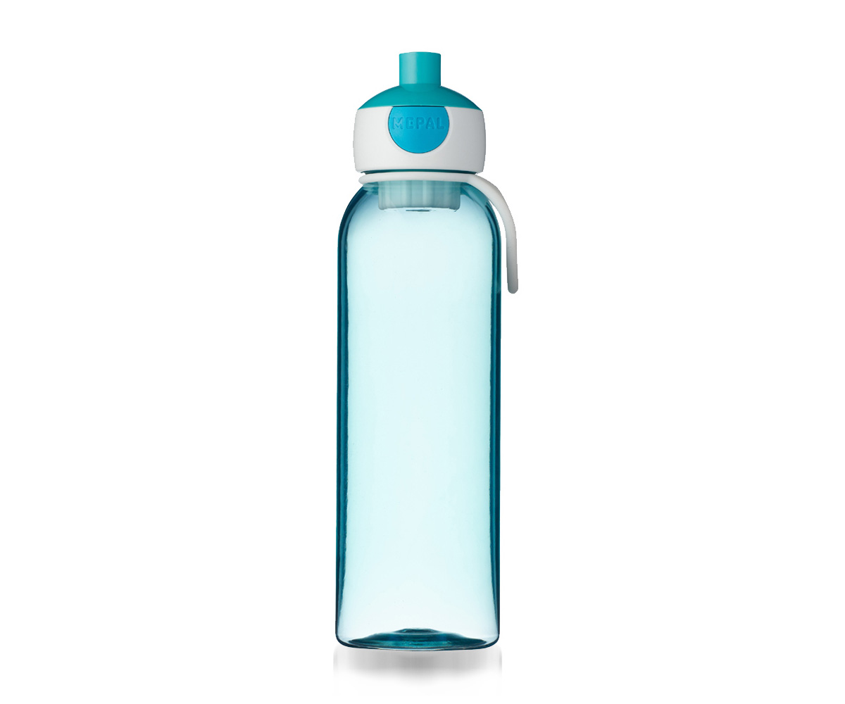 Bouteille Campus Pop Up Personnalisable Turquoise 500ml Dino