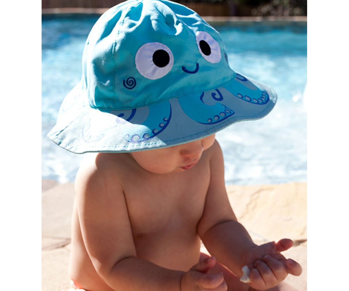 Gorrito de Playa con Protección Pulpo 12-24m - Tutete