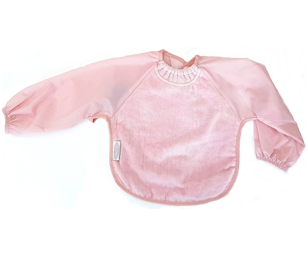 Babero Silly Billyz Con Mangas Rosa Pastel +6M