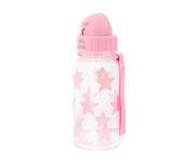 Bouteille en Plastique Personnalisable toiles Rose