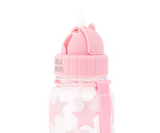 Bouteille en Plastique Personnalisable toiles Rose
