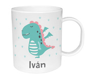 Tazza Plastica Personalizzata Drago
