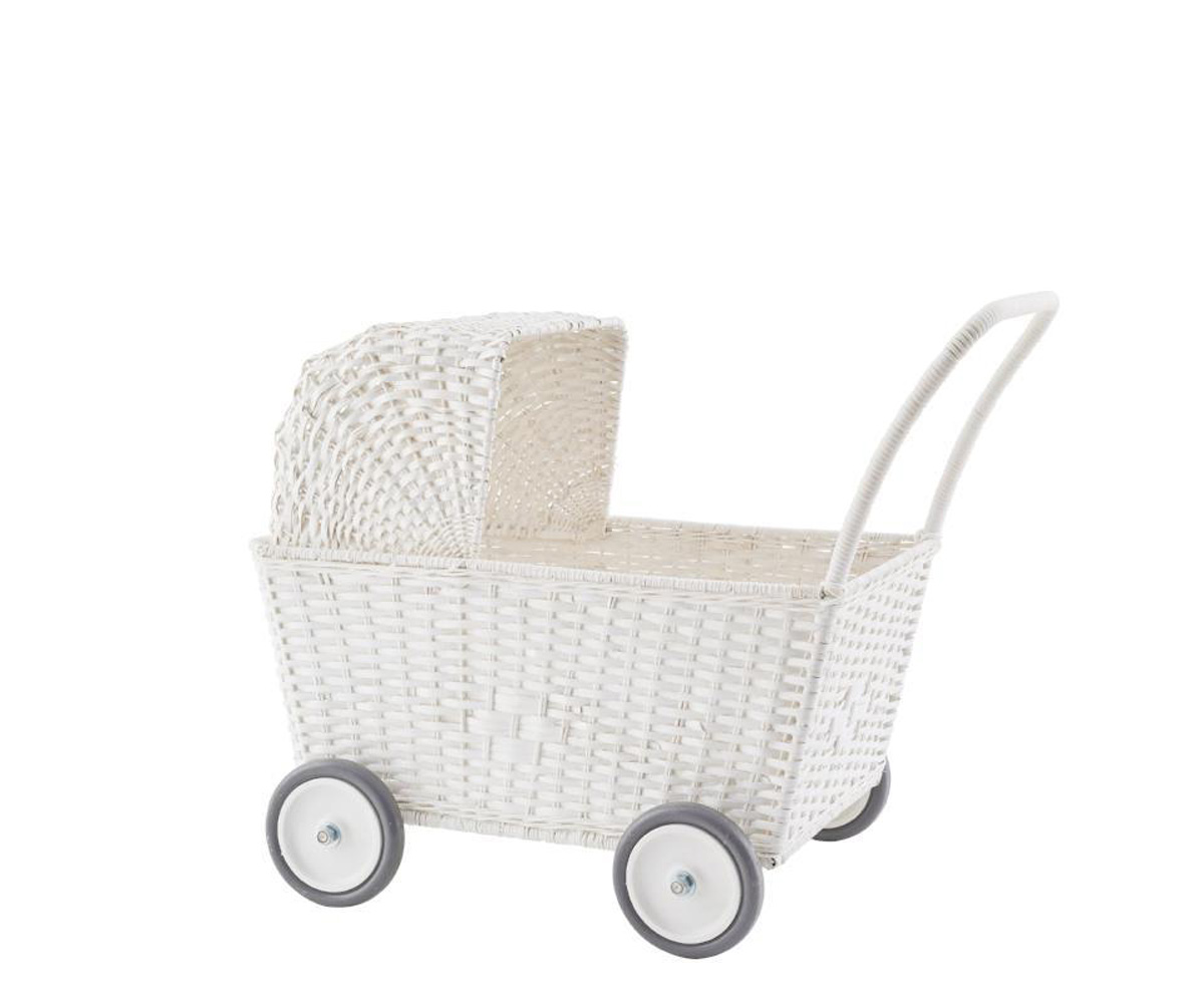 Carrito De Muñecas Strolley Blanco