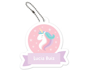 Unicorn Backpack Keychain