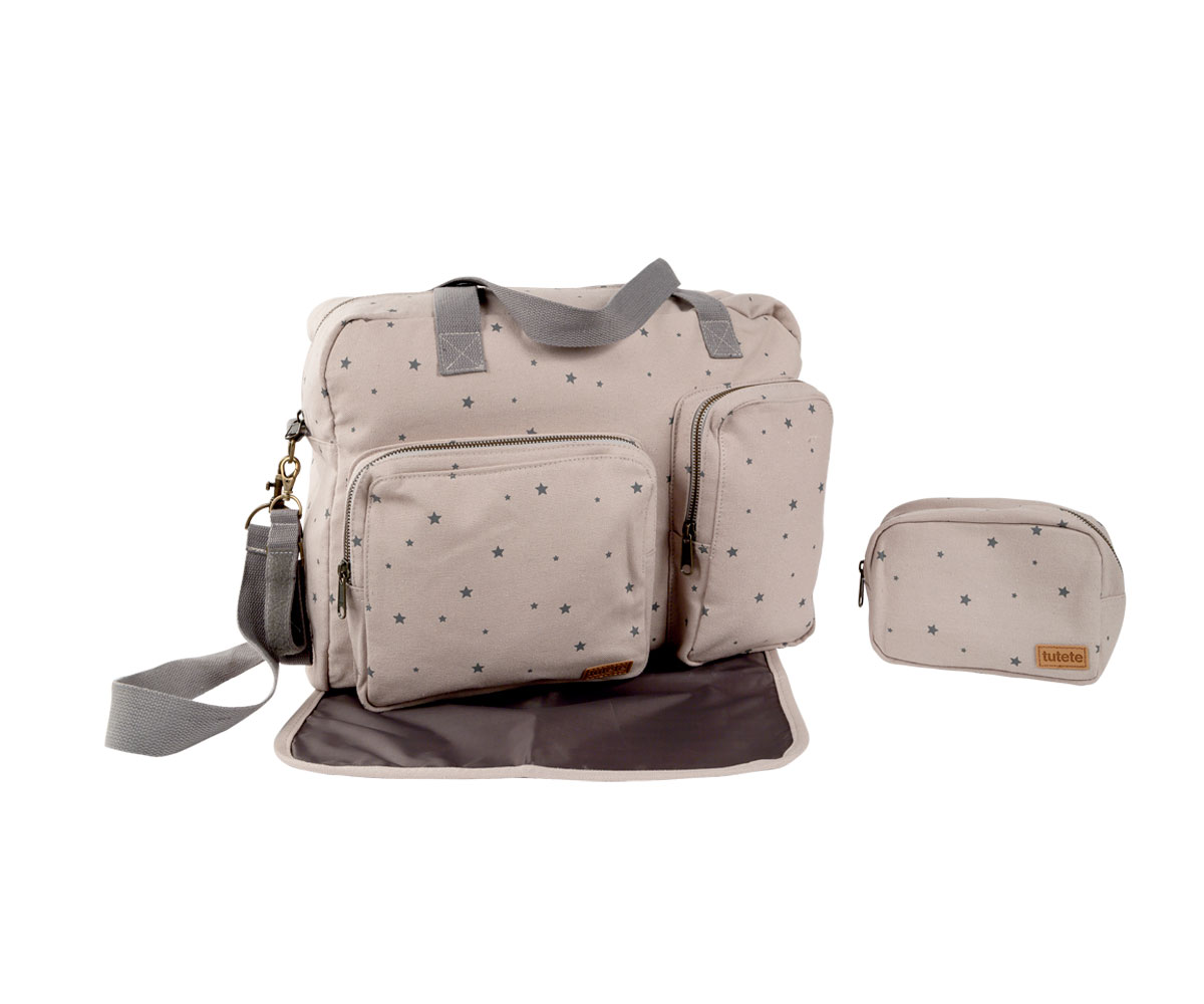 bolso carro bebe gris