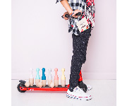 Juego de Bolos de Madera