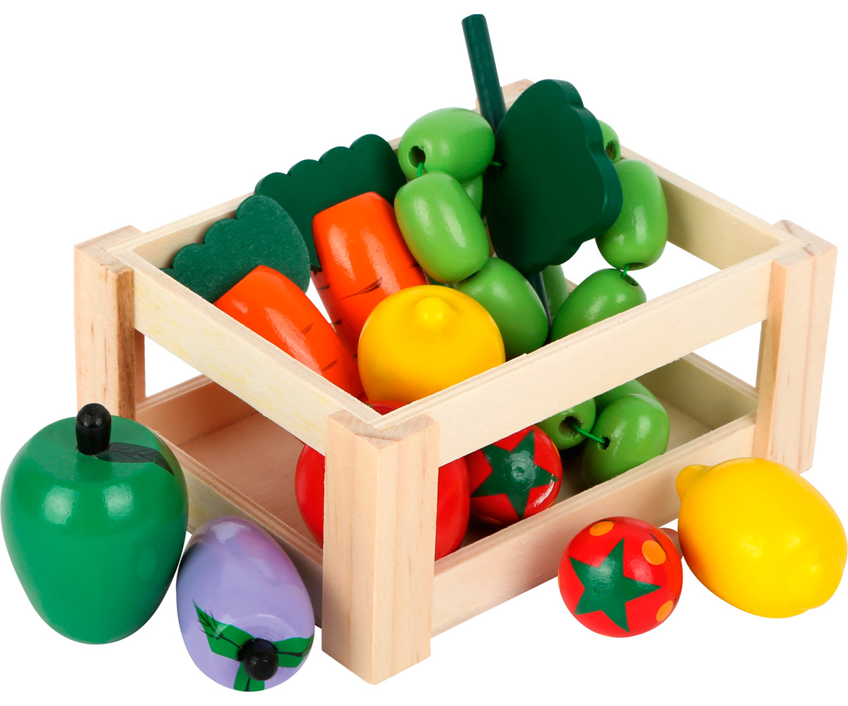 Comida De Madera Juguete Juego De Cortar Frutas/verduras De Madera