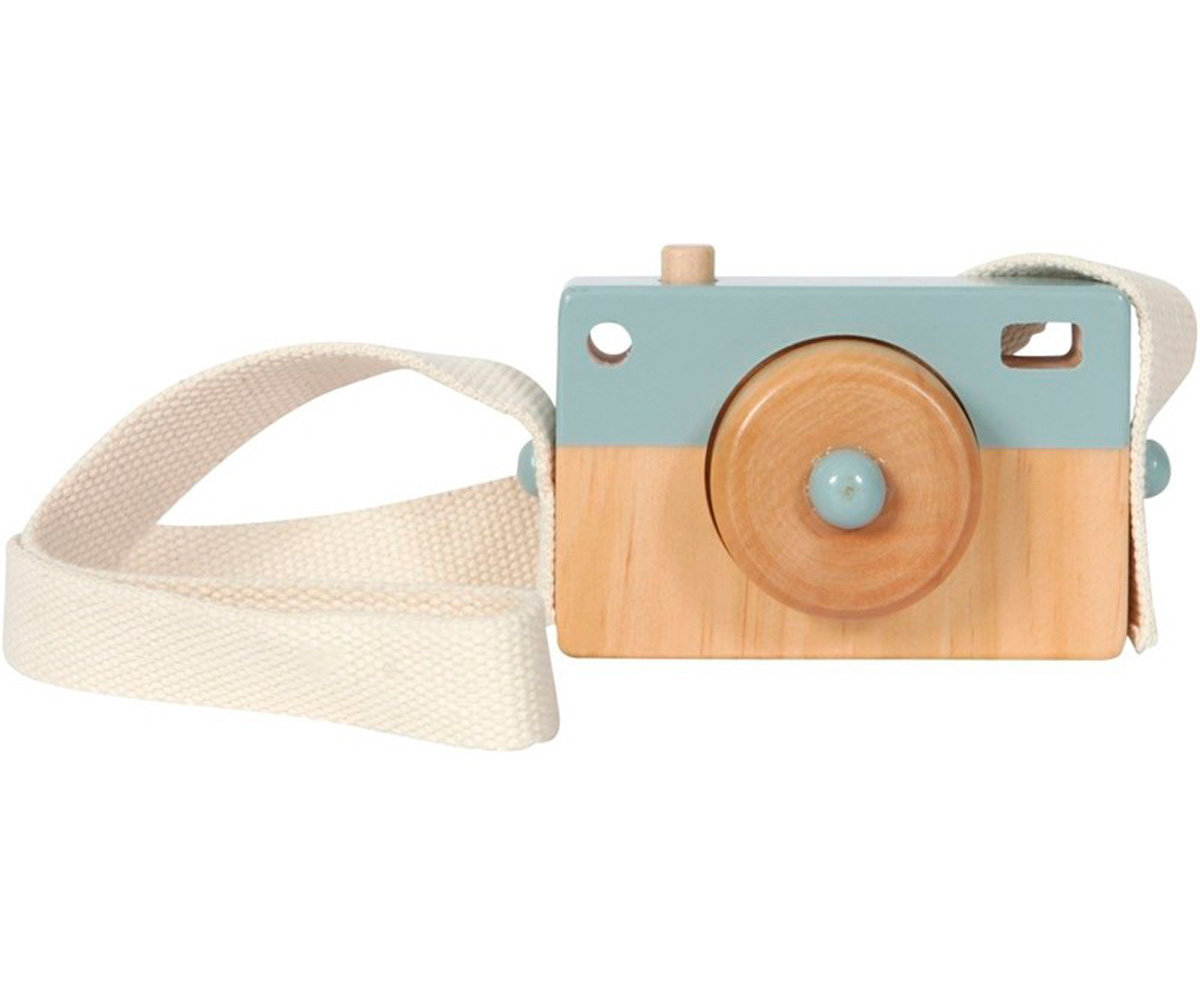 camara madera juguete