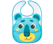 Bavoir Impermable avec Poche Hello Little Bleu