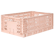 Lillemor Folding Crate Maxi Milk Tea