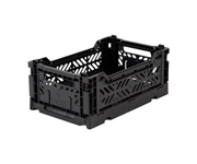 Lillemor Folding Crate Mini Black