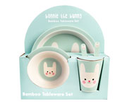 Ensemble Vaisselle en Bambou Bonnie the Bunny