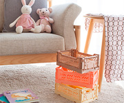Mini caixa dobrvel amarela Lillemor