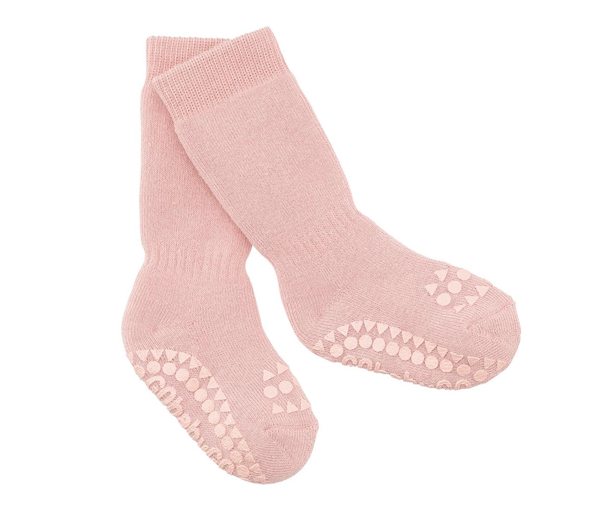 Calcetines Suela Antideslizante Rosa Empolvado