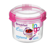 Lunch Box Breakfast To Go Rosa 530ml Personalizzabile