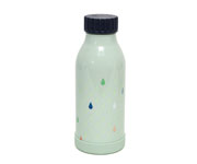 Bottiglia Inox Drops Verde 350ml