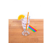 Pailles Rutilisables Couleurs Vives