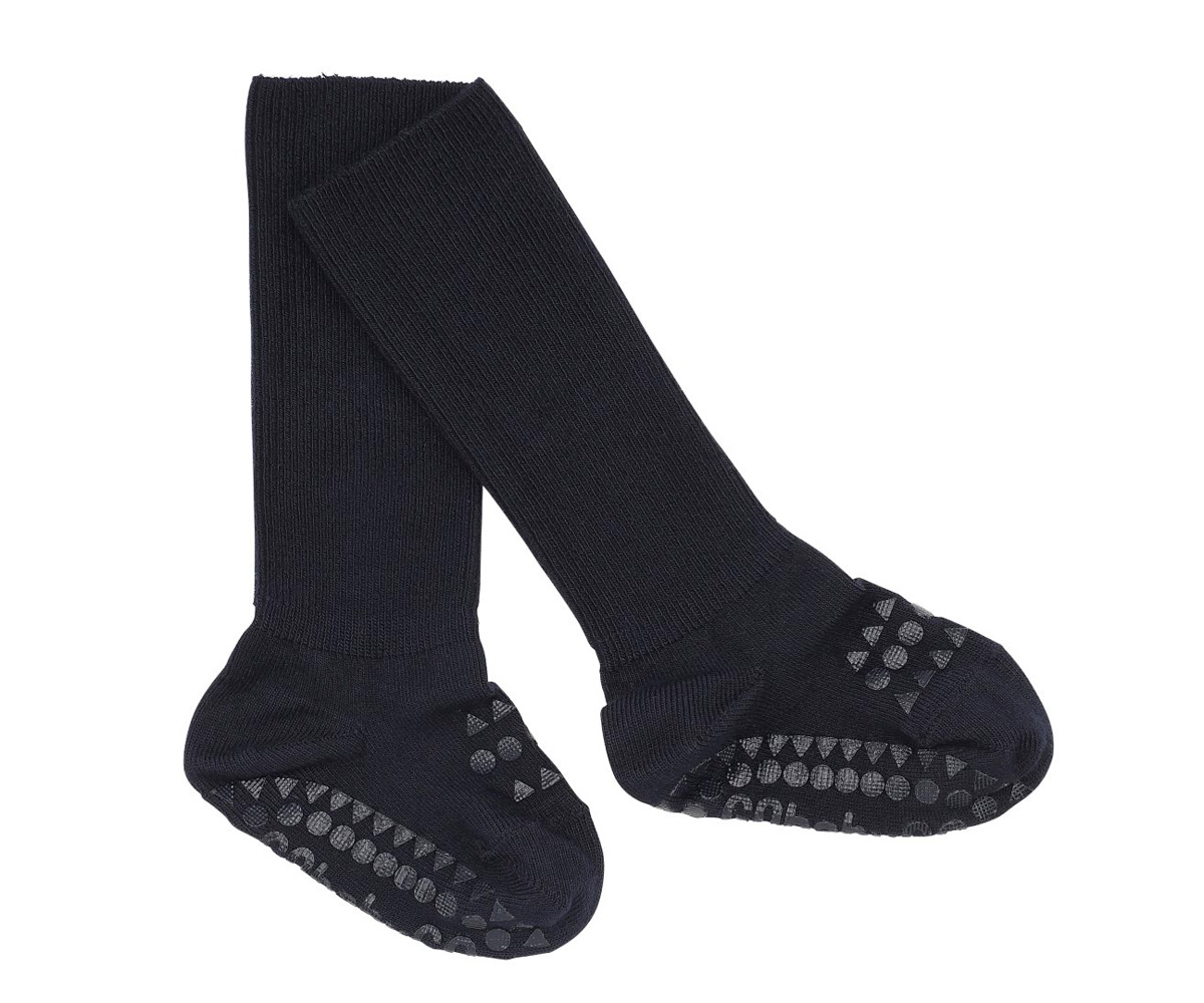 Calcetines Suela Antideslizante Bambú Azul Oscuro