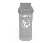 Twistshake Bottiglia Cannuccia Pastel Grigio 360ml