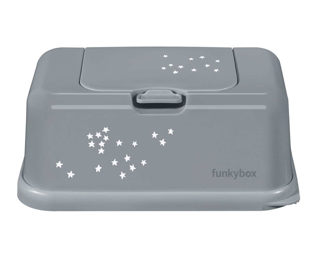 Caja Toallitas Funkybox Plata Estrellitas