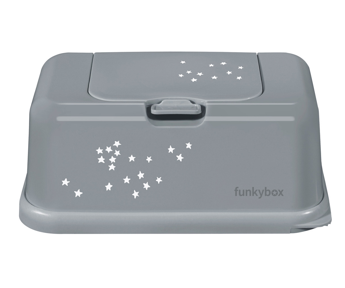 Caixa Toalhitas Prata Funkybox Little Stars