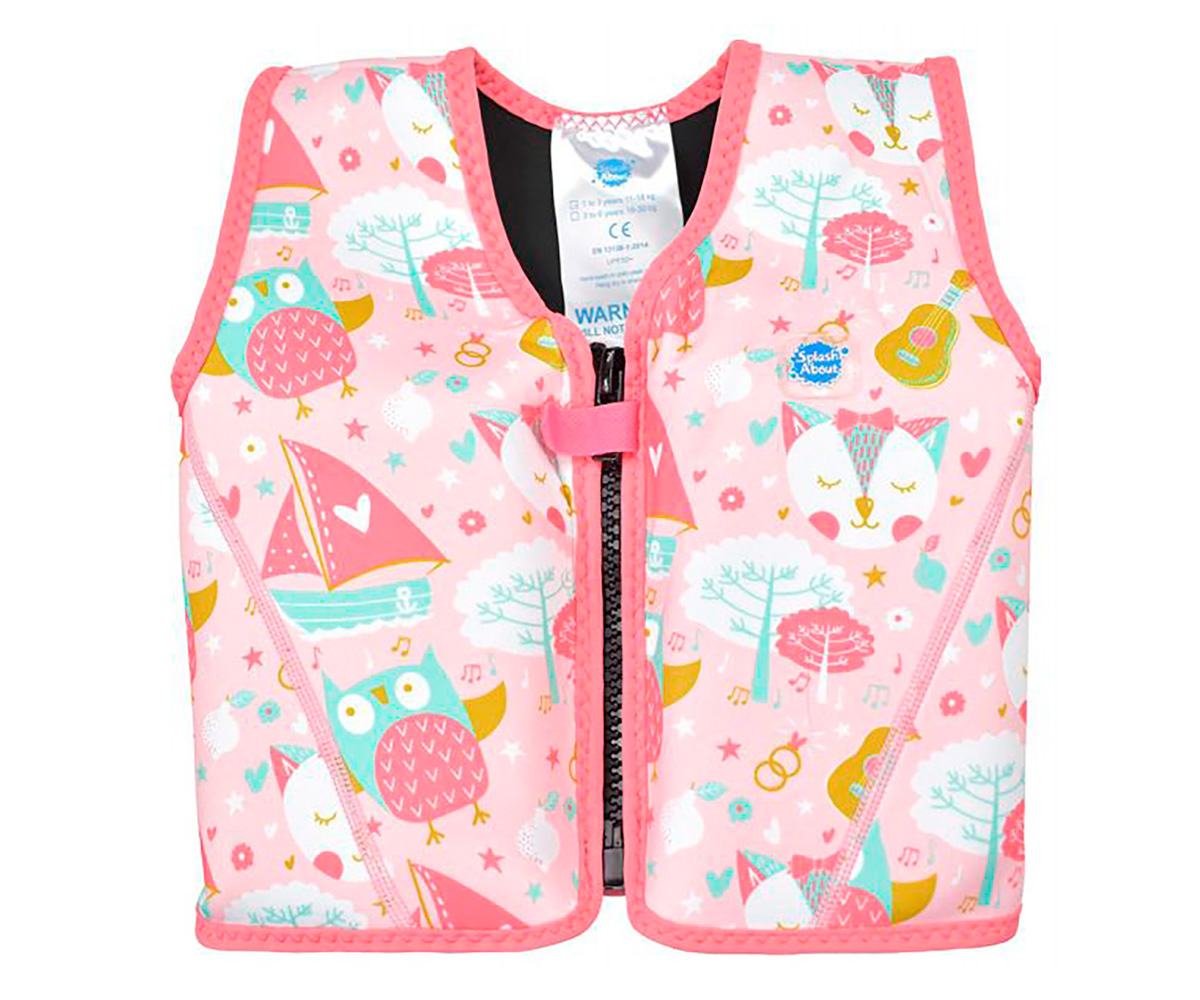 Gilet Flotteur D Entrainement Flo Go Splash Owl And Pussycat Tutete