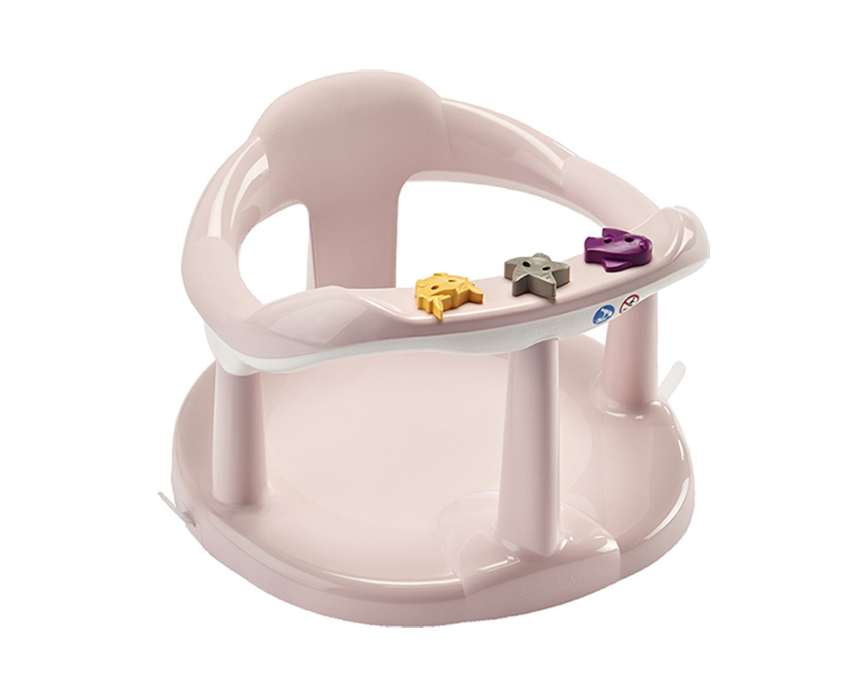 Asiento Baño Aquababy Rosa Empolvado/Blanco - Tutete