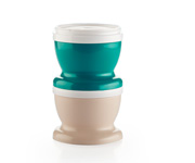 2 Petits pots de conservation repas + Cuillres d\'meraude