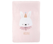 Manta Polar Personalizada Circus Bunny