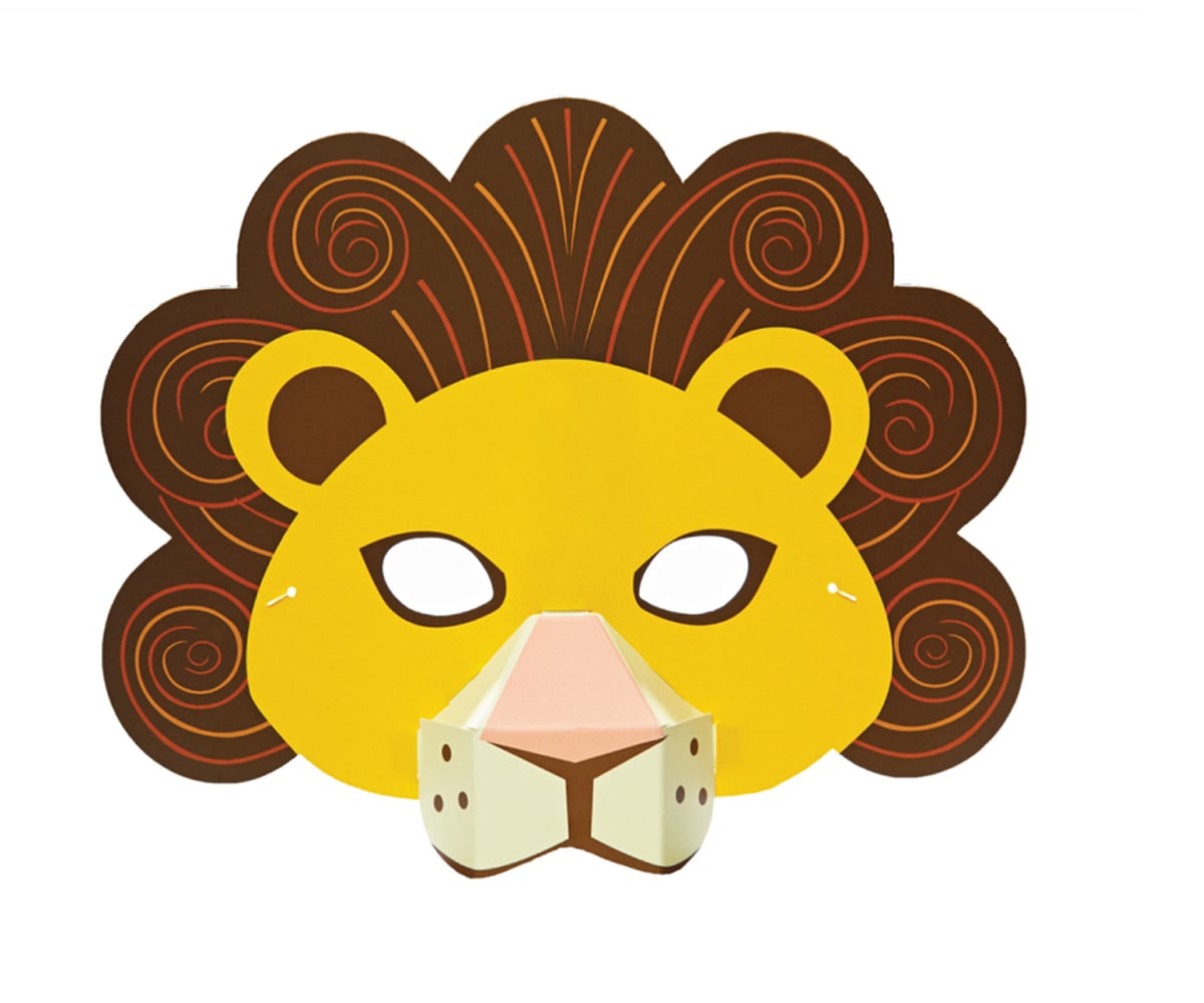 Маски диких животных для детей на голову распечатать картинки