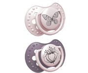2 Chupetas Lovi Botanic Pink Vintage