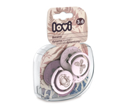 2 Chupetas Lovi Botanic Pink Vintage