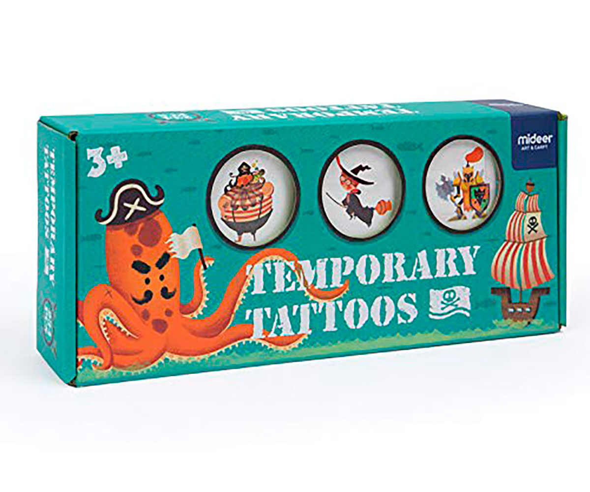 Tatuajes Temporales Piratas