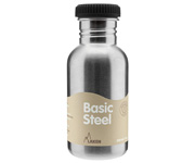 Bouteille Inox Basique Noire 500ml